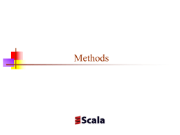Methods Why methods?   A method gives a name to something that you want to do, so you don’t have to think about.