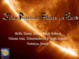 Belle Tamir, Sharet High School Nitzan Atia, Tchernichovsky High School Netanya, Israel.