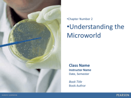 •Chapter Number 2  •Understanding the Microworld  Class Name Instructor Name Date, Semester Book Title Book Author 2.0  Learning Objectives  After this presentation, you should be able to complete the.