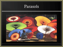 Parasols Paleosols Paleosols • The islands of Bermuda are composed of an alternation between carbonate deposits and paleosols  • Exposed land above sea level.