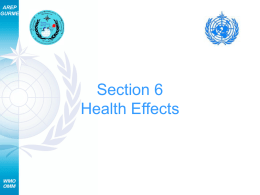 AREP GURME  Section 6 Health Effects AREP GURME  A Brief History of PM  Section 6 – Health Effects.