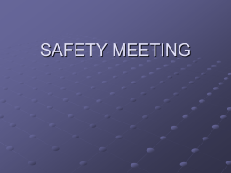 SAFETY MEETING “Portable Fire Extinguisher Safety” Portable Fire Extinguisher Safety Extinguishment Theory     Remove Heat Remove Fuel Reduce Oxygen WILL    Inhibit Chemical Chain Reaction.