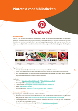 Pinterest voor bibliotheken