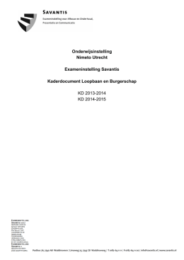 Kaderdocument Loopbaan en Bugerschap (pdf, 544KB)
