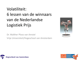 Presentatie Walther Ploos van Amstel