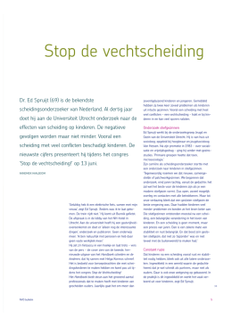 Lees hier het interview van Ed Spruijt dat onlangs verschenen is de