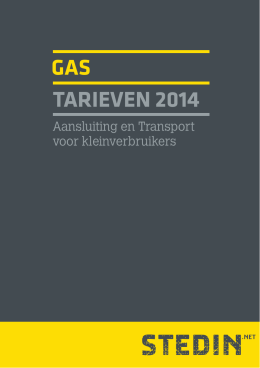pdf 2014 Tarieven gas