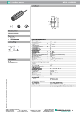 1 Inductieve sensor NBN8-18GM50-E2