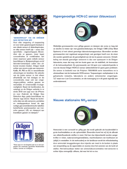 Hypergevoelige HCN-LC sensor (blauwzuur) Nieuwe