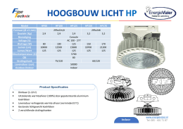 Product sheet Fine Technix HC, HP, HW