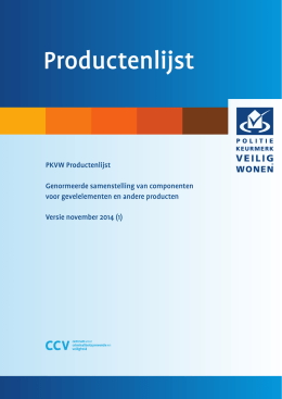 PKVW Productenlijst nov 2014 (JH-04.11.2014)