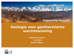 IF Technologie - Geologie voor geothermische
