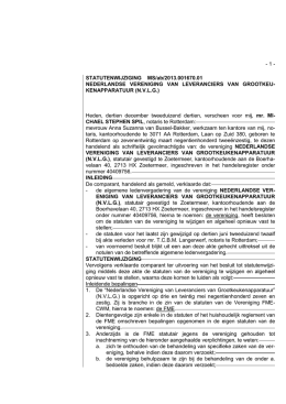 - 1 - STATUTENWIJZIGING MS/ab/2013.001670.01