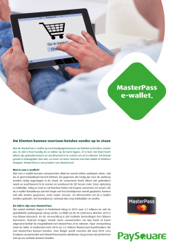 MasterPass e-wallet