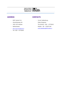 - KNF Verder B.V. - Utrechtseweg 4A