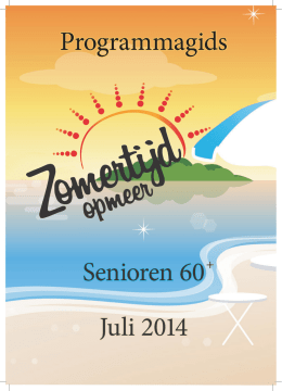 Programmagids Senioren 60 Juli 2014