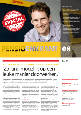 Pensioenkrant juni 2014