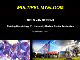 Presentatie Niels van de Donk
