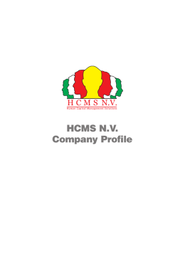 HCMS N.V. Company Profile