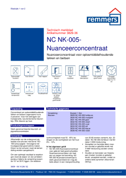 NC NK-005-Nuanceerconcentraat - art.nr. 3829
