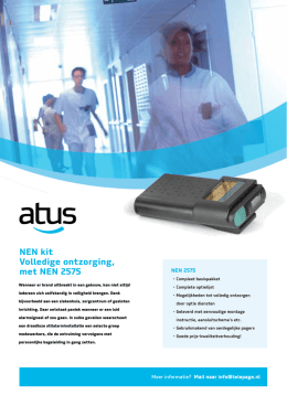 Atus NEN kit flyer