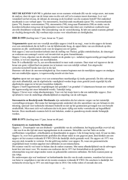 -1- MET DE KENNIS VAN NU is gekeken naar zeven