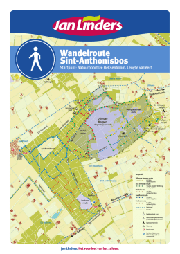 Wandelroute Sint-Anthonisbos