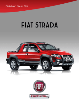 Fiat STRADA - fiatprofessionalpress.nl