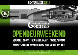 LENTEPRIJZEN 2014 - grasmaaiers Goethals