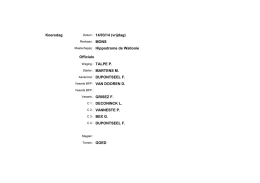 1 - Hippodrome de Wallonie