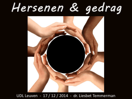 UDL Leuven - 17 / 12 / 2014 - dr. Liesbet Temmerman