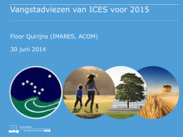 Vangstadviezen van ICES voor 2015