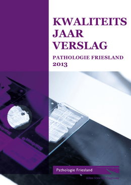 Jaarverslag PF - Pathologie Friesland