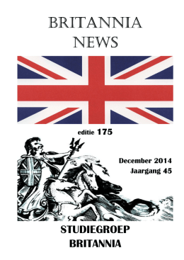 Clubblad 175 - Studiegroep Britannia