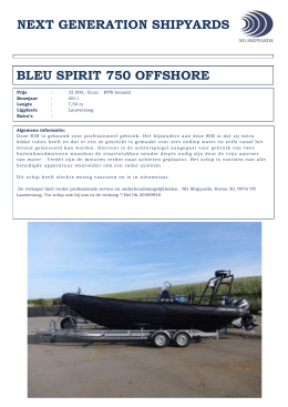 NEXT GENERATION SHIPYARDS BLEU SPIRIT 750 OFFSHORE