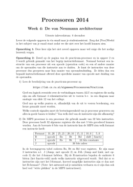 huiswerkopgaven over von-Neumann