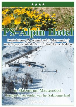 PS-Alpin Hotel - Appartement kopen in Oostenrijk