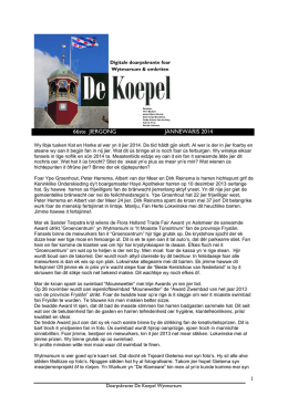 1 66ste JIERGONG JANNEWARIS 2014