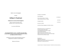 Gilbert Chalmet - Rouwcentrum Verhoeven