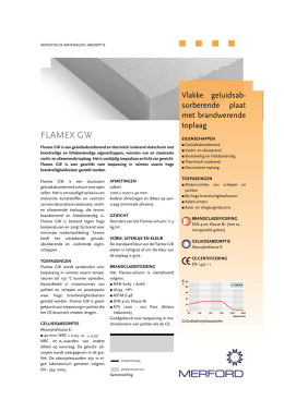 Productblad Flamex GW