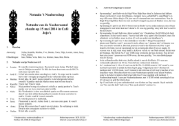 Notuuln mei 2014