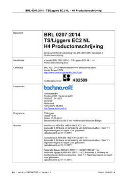 BRL 0207:2014 TS/Liggers EC2 NL H4