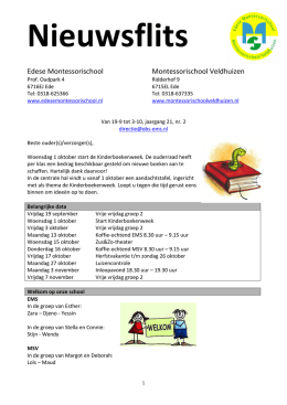 19 september 2014 - Edese Montessorischool