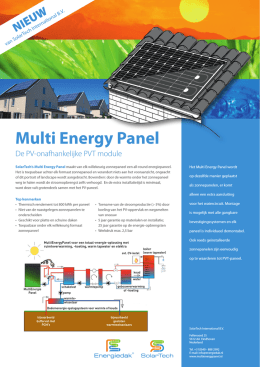 Multi Energy Panel (PDF)