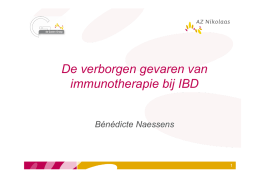 De verborgen gevaren van immunotherapie bij IBD