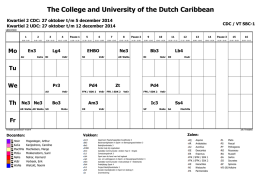 CDC VT SBC-1 - College of the Dutch Caribbean