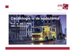 Cardiologie in de Ambulance