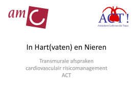 CVRM in Amsterdam - act! -Amsterdams Cardiovasculair Traject