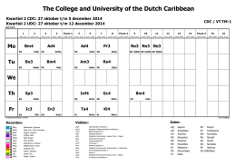 CDC VT TM-1 - College of the Dutch Caribbean