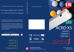 DOWNLOAD ACRO XS LED - Performance in Lighting